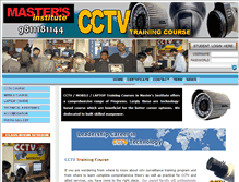Tablet Screenshot of cctvtrainingdelhi.com